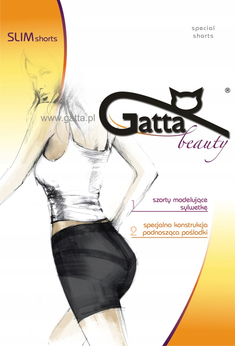 

Gatta Body Slim Short modelujące XL chamois
