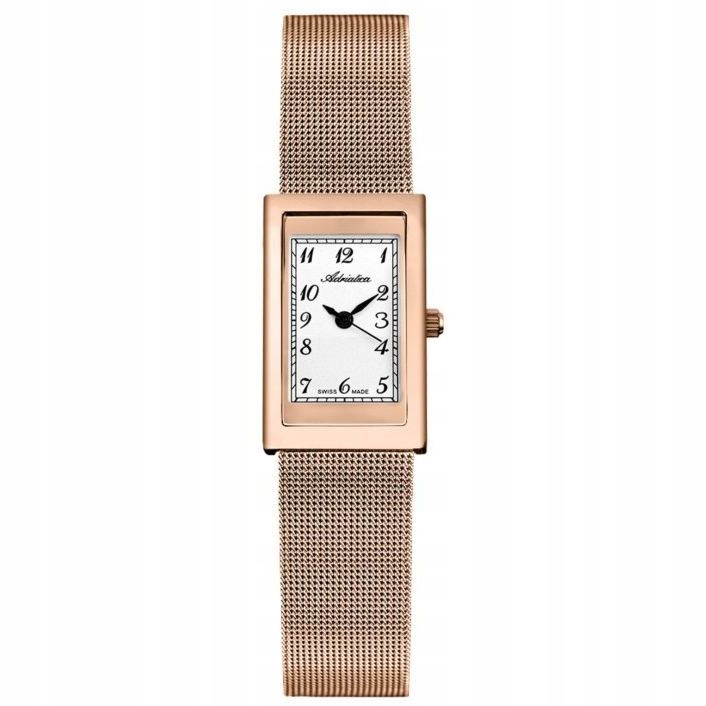 Adriatica dámské hodinky růžové zlato mesh náramek Fashion A3814.9123Q