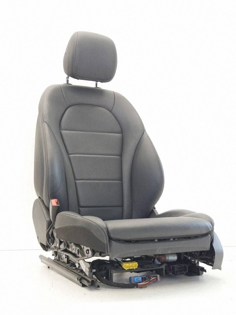 seat left front front driver´s black leather MERCEDES GLC W253