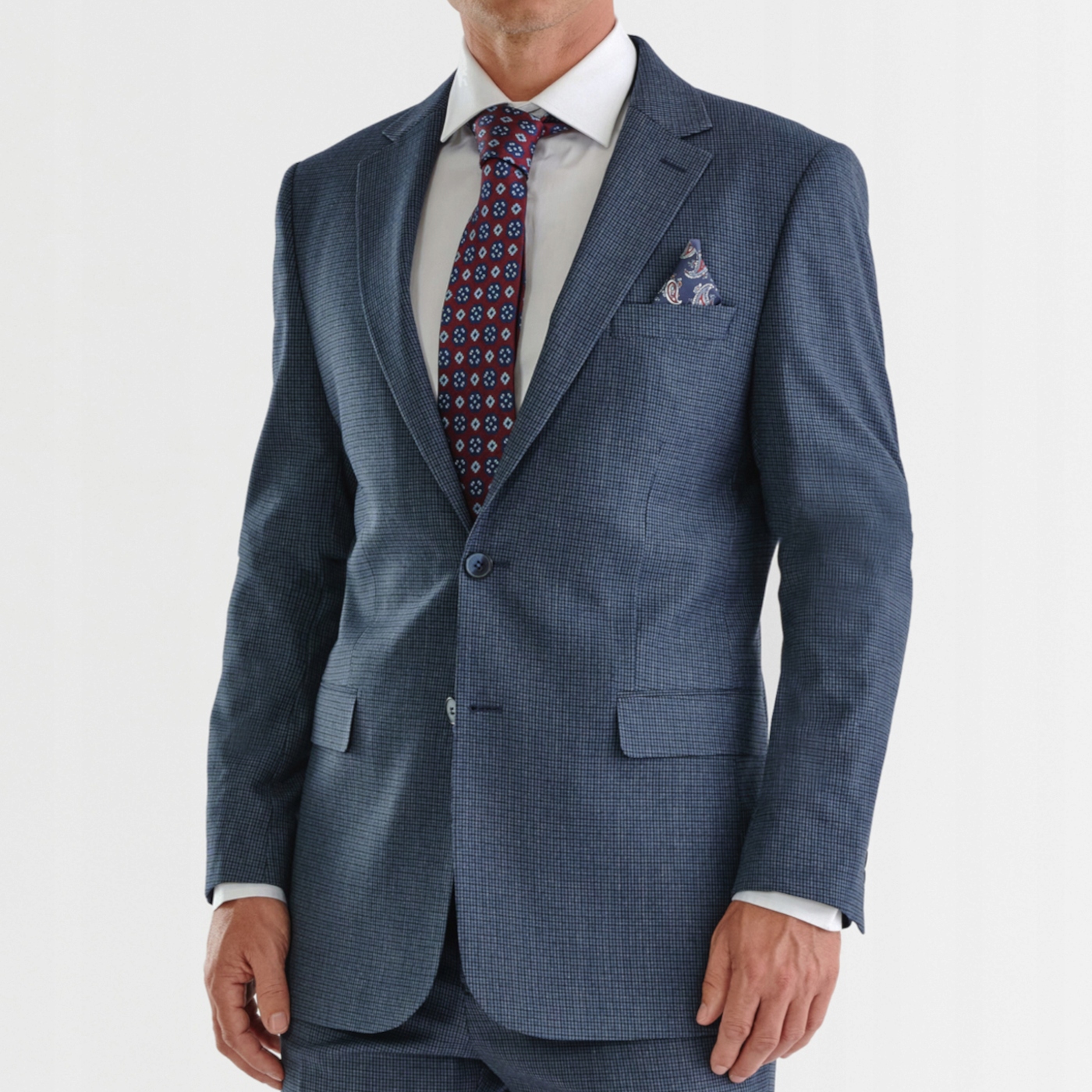 Tmavě modrá sako Slim Fit Pako Lorente 176/50