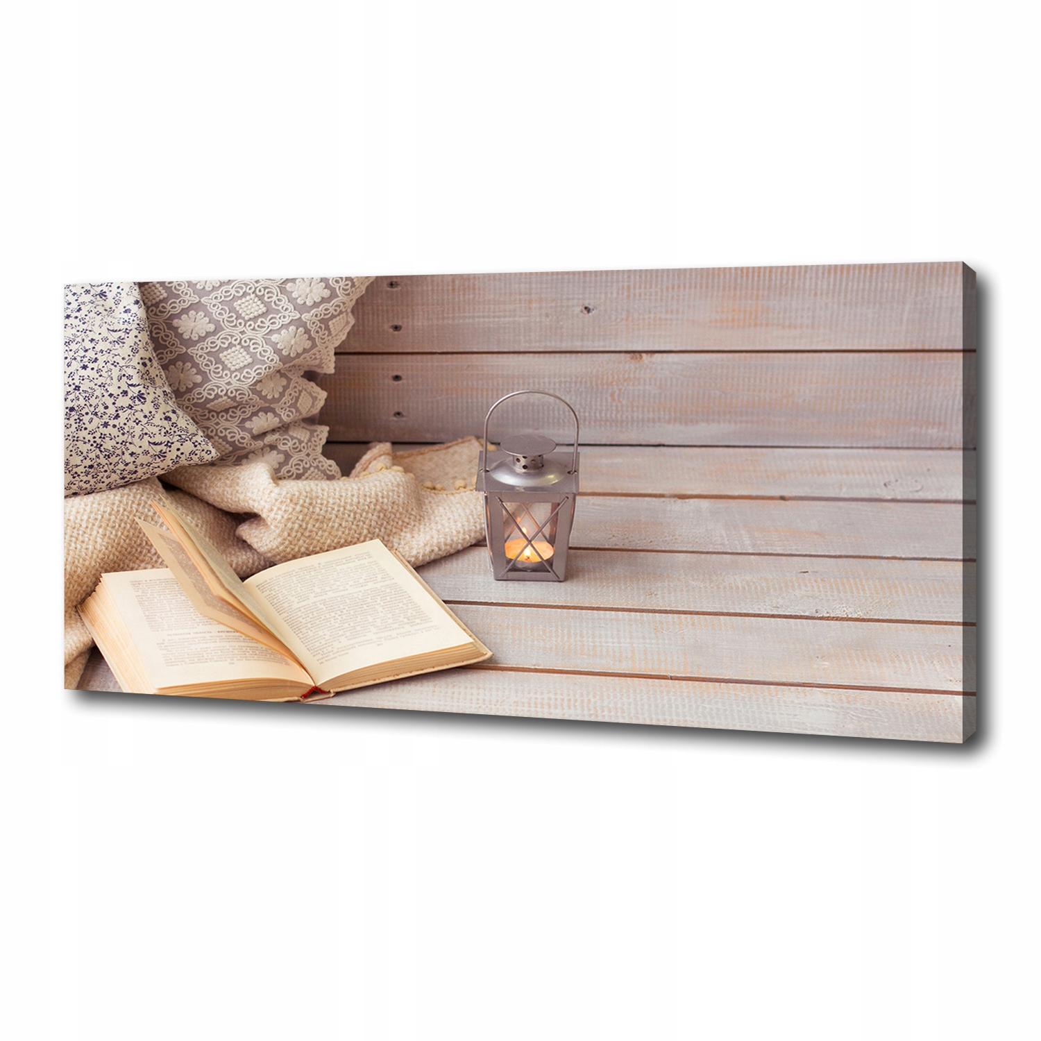 

Foto obraz na płótnie Relaks przy książce 125x50cm