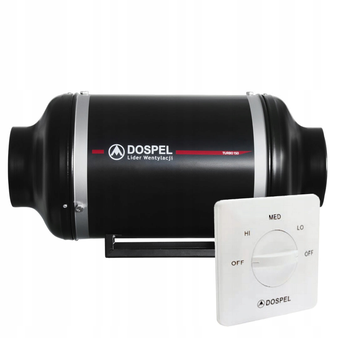 Axiálny ventilátor Dospel 007-4315 Turbo Silent 150 mm 460 m³/h IPX4 100W
