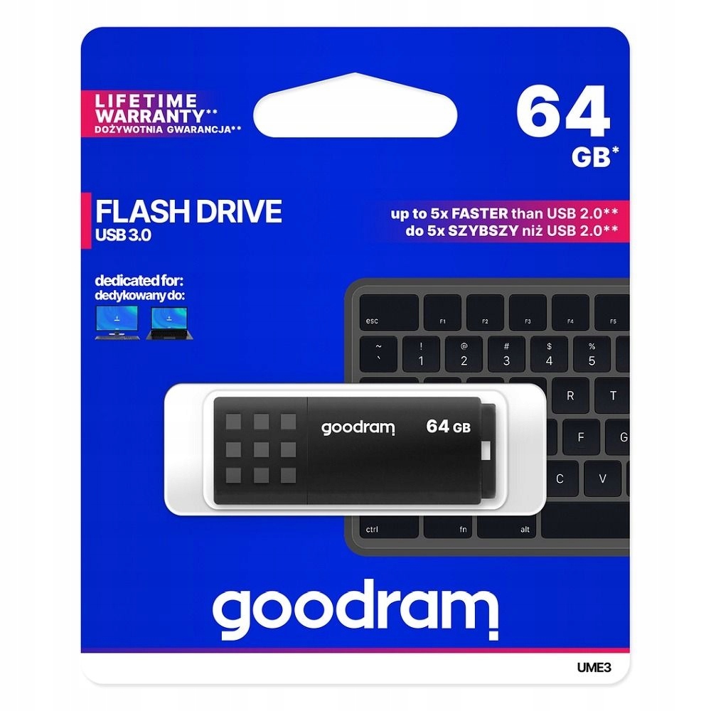 Goodram pendrive UME3 64GB USB3.2