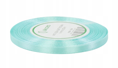 

Satynowa Wstążka Miętowa Seledynowa 6mm 32m