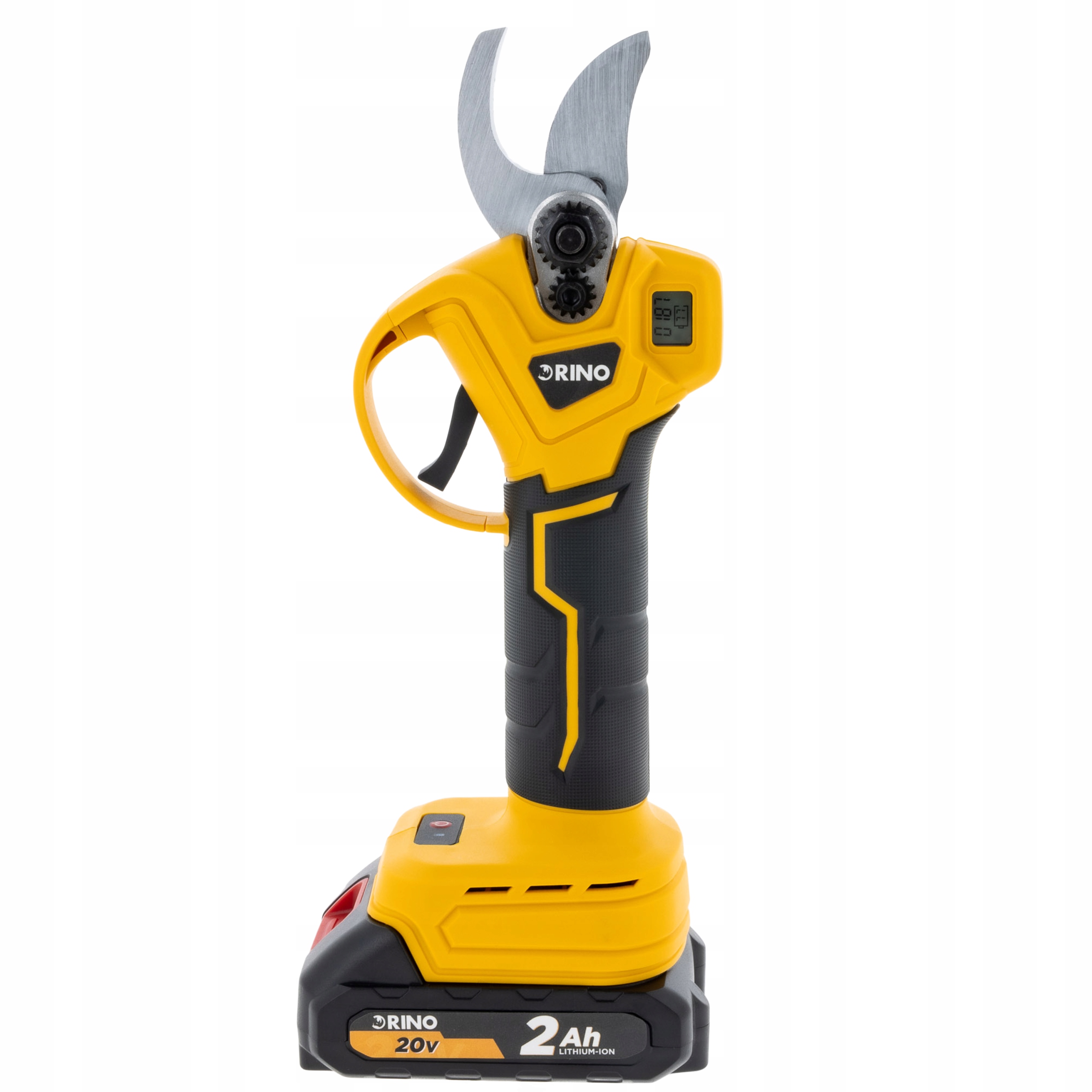 Sekator akumulatorowy ogrodowy nożyce do gałęzi 20V Zestaw 2X aku 2AH Rino