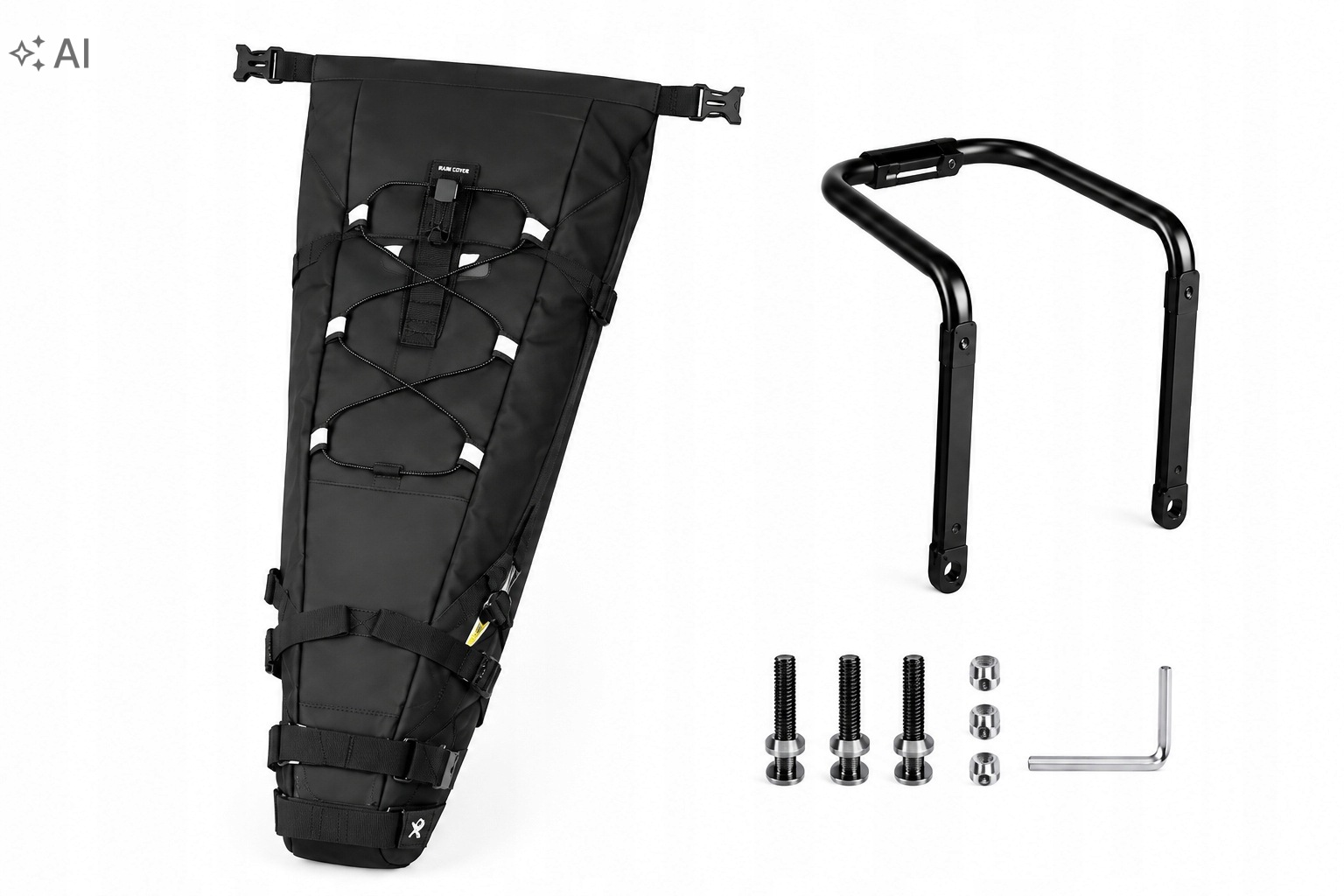 Rhinowalk Torba Podsiodłowa Wspornik Stabilizator Bikepacking Mtb Gravel