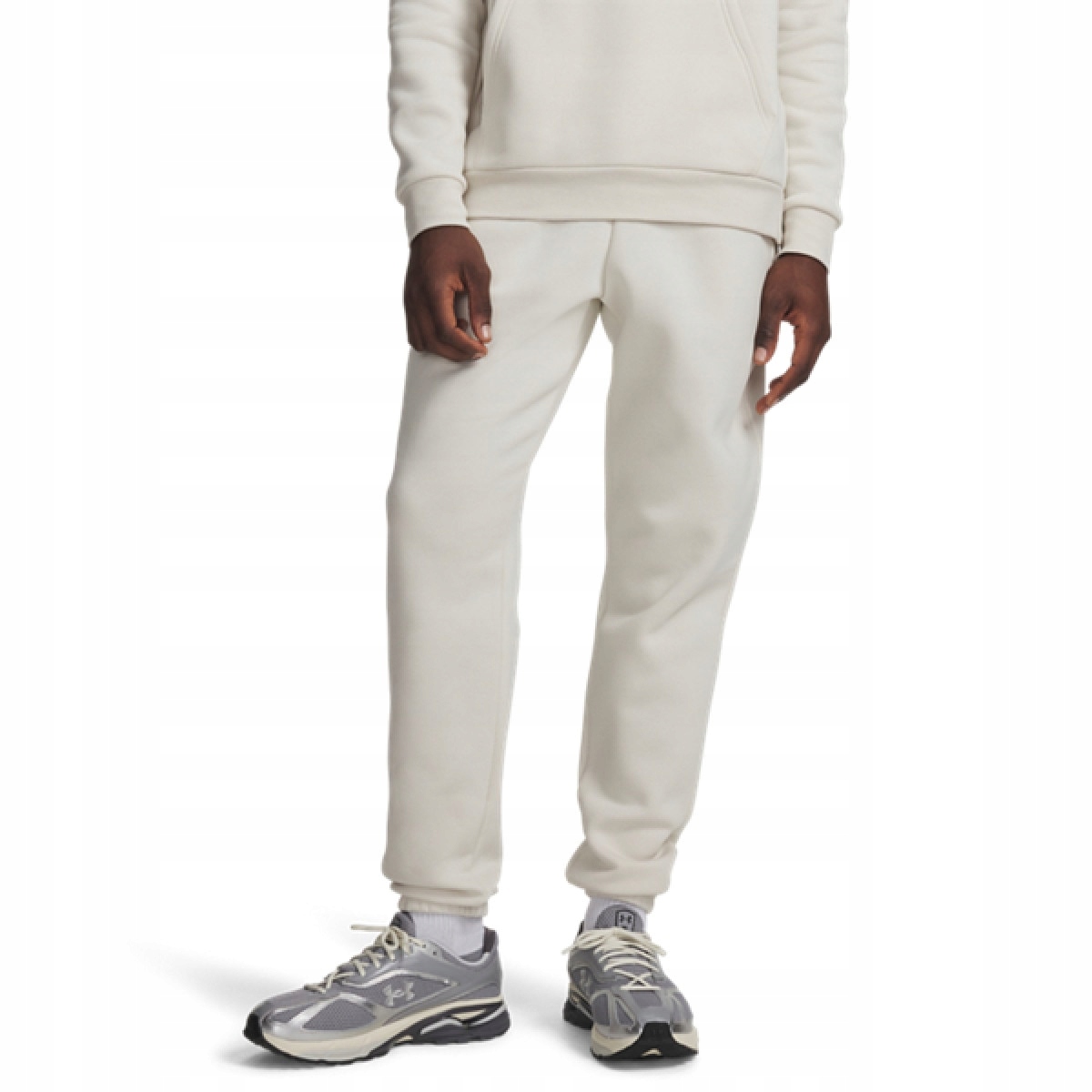 Under Armour Pánské tepláky Under Armour Ua Icon Fleece Jogger-WHT
