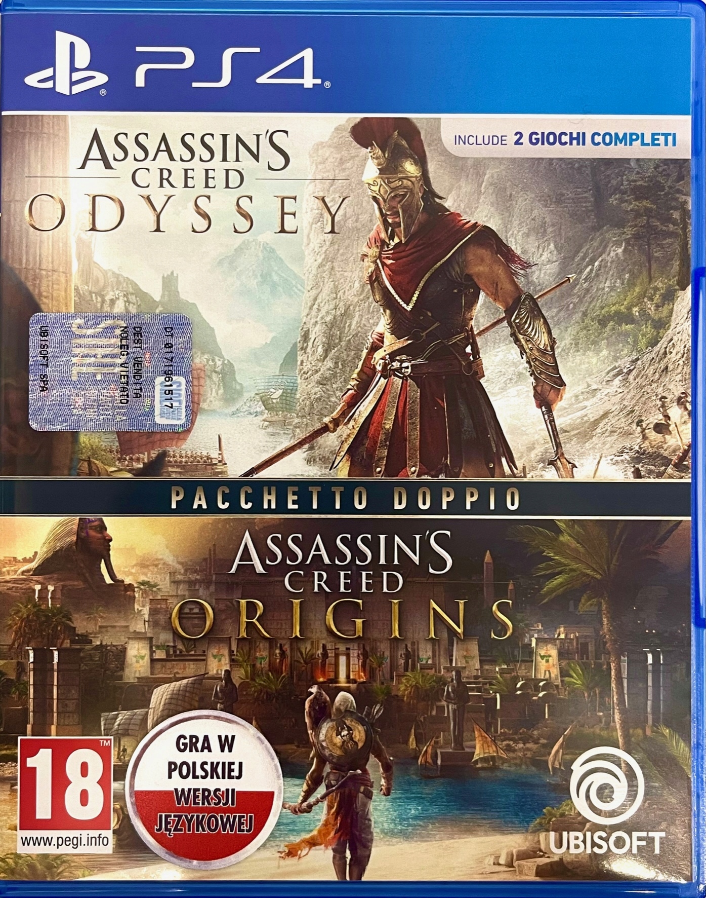 

PS4 Assassin's Creed Origins Odyssey Dwie Gry