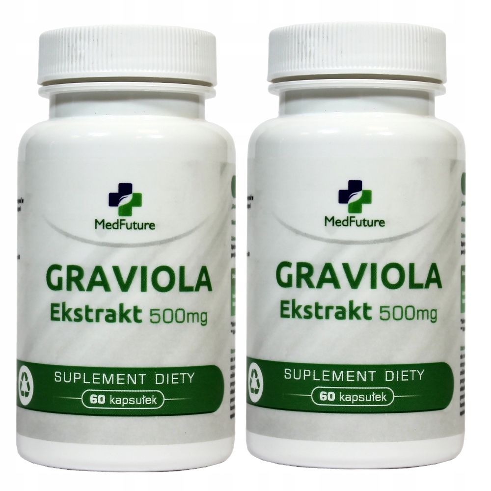 

Graviola 500mg Cukrzyca, regeneruje trzustkę 2 op.