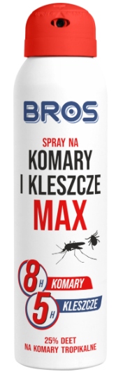 Bros Spray Na Komary I Kleszcze Max 25 % Deet 90ml