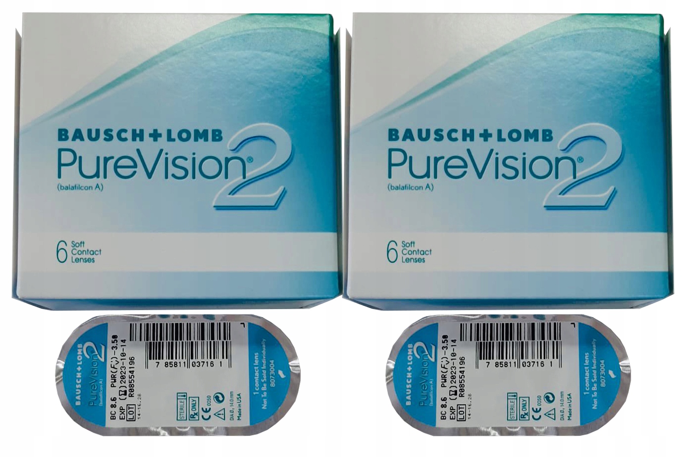 

Soczewki miesięczne Pure Vision 2HD 12szt moc-3,25