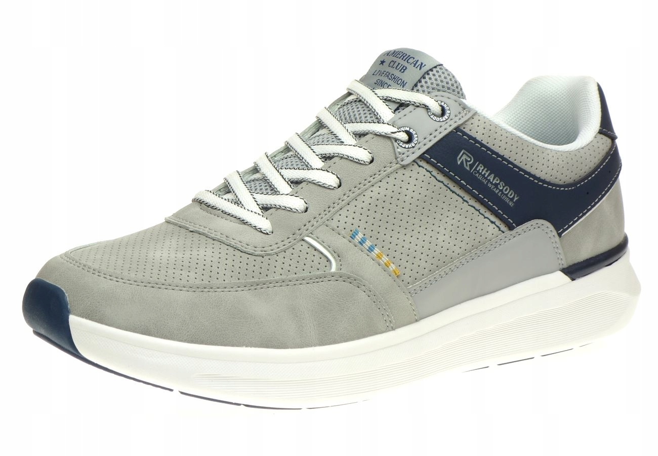 Pánské sportovní boty American Club RH124 Adidasy Polobotky Memory Foam 44