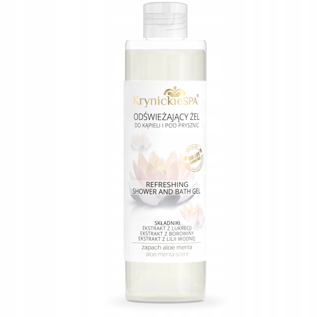 

Krynickie Spa Relaksujący żel Aloe Menta 250ml