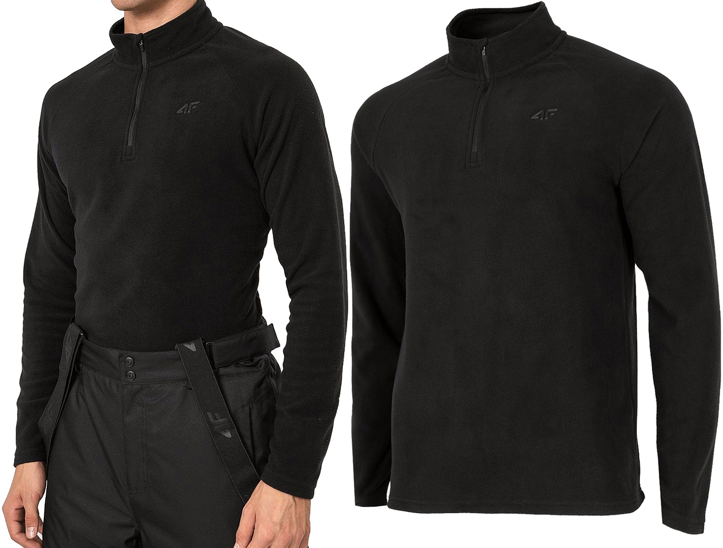 

4F Męska Bluza Polar Polarowa Bielizna Stójka XL