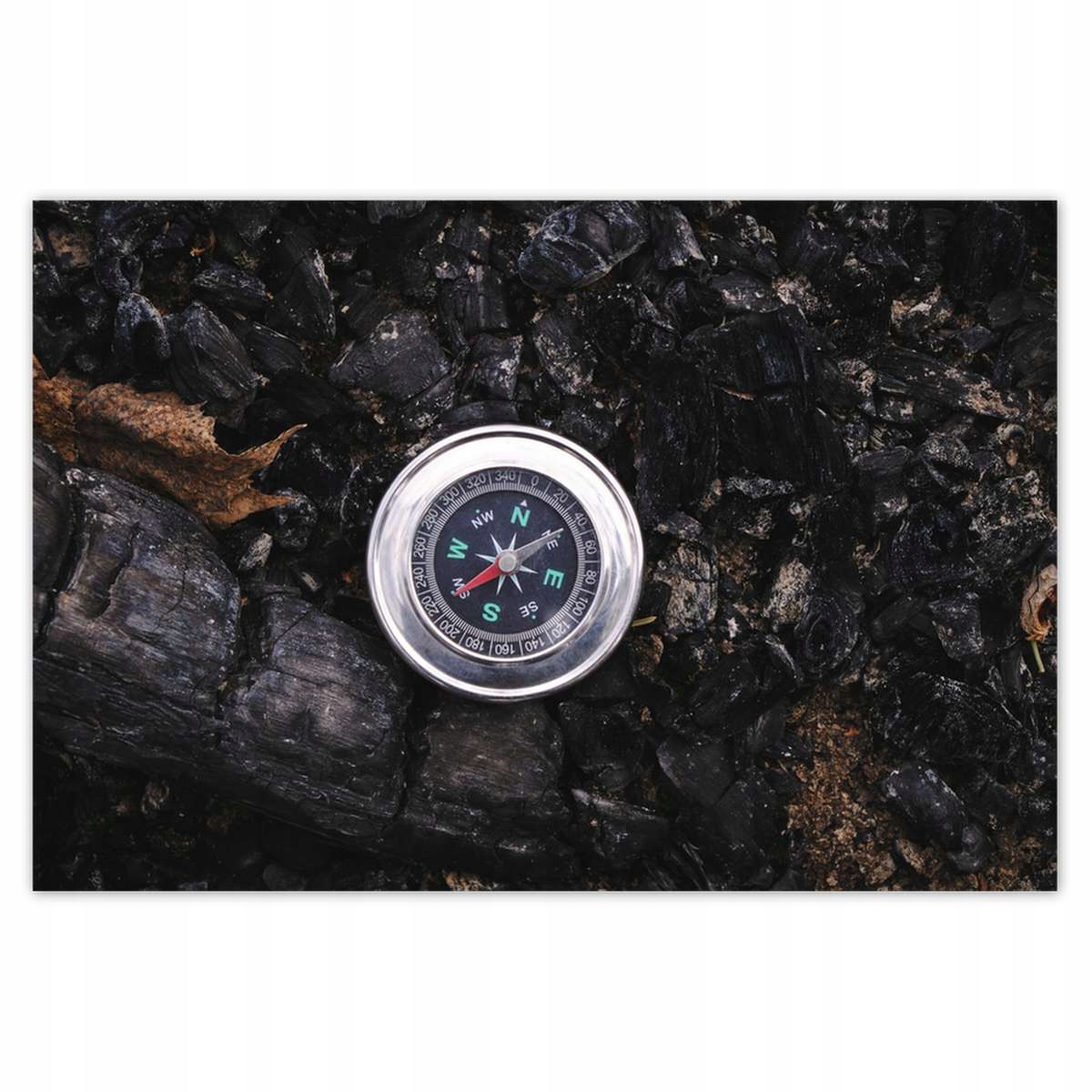Plakáty 200x135 Kompas na černém uhlí
