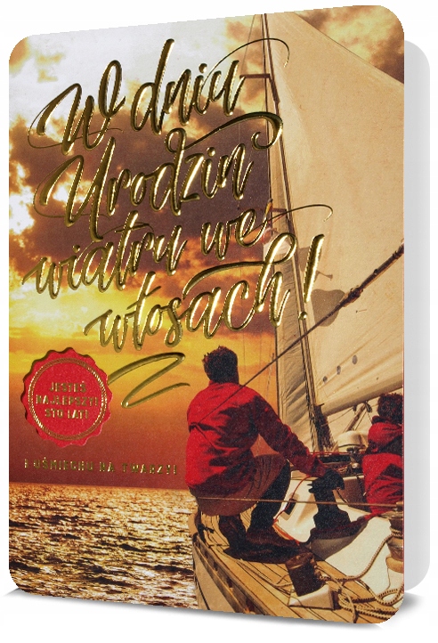 KARTKA URODZINOWA DLA ŻEGLARZA PODRÓŻNIKA HM 2396