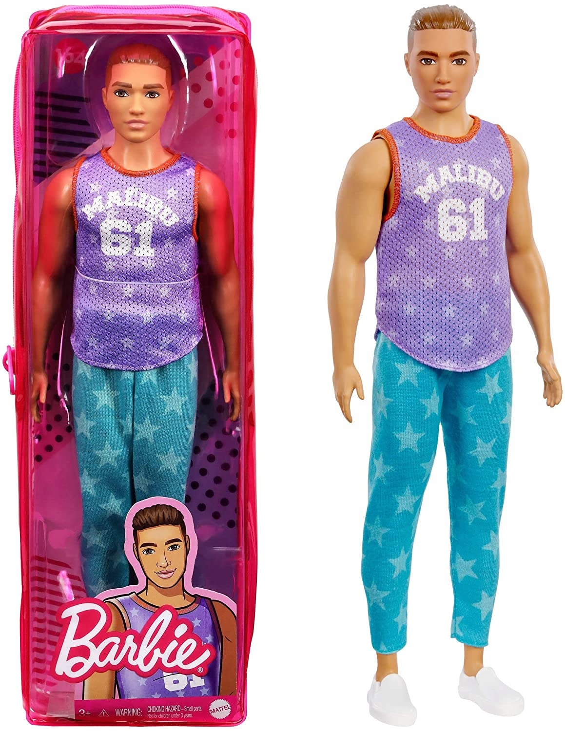 

Barbie Fashionistas Modny Ken Malibu 164 GRB89
