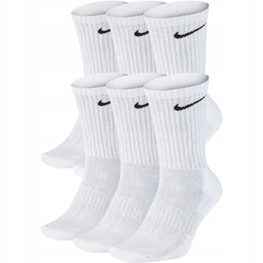 Unisex Ponožky Nike Everyday Cushioned [38-42] bílé