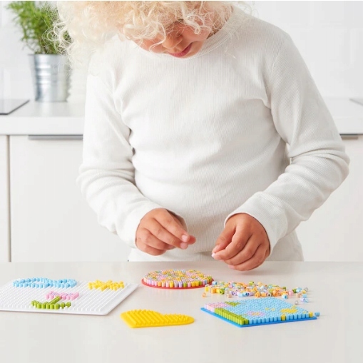 IKEA PYSSLA KOLOR koraliki do prasowania +FOREMKI Marka Ikea