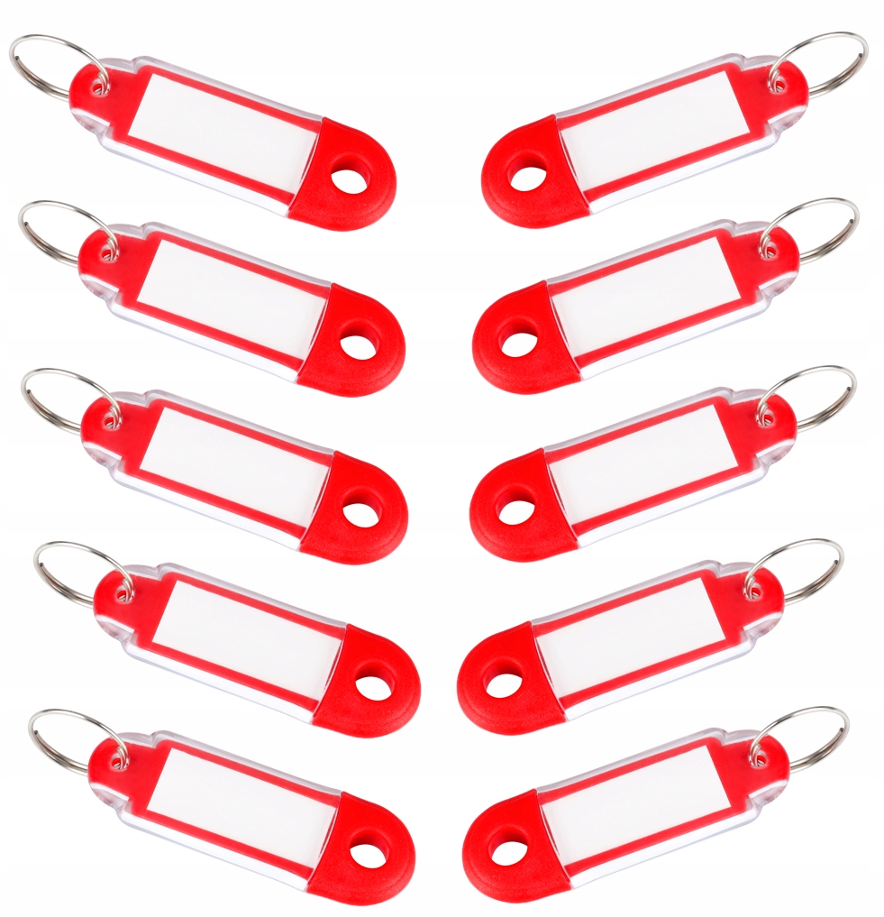 

Zawieszki Breloki Identyfikatory Do Kluczy 10 szt.