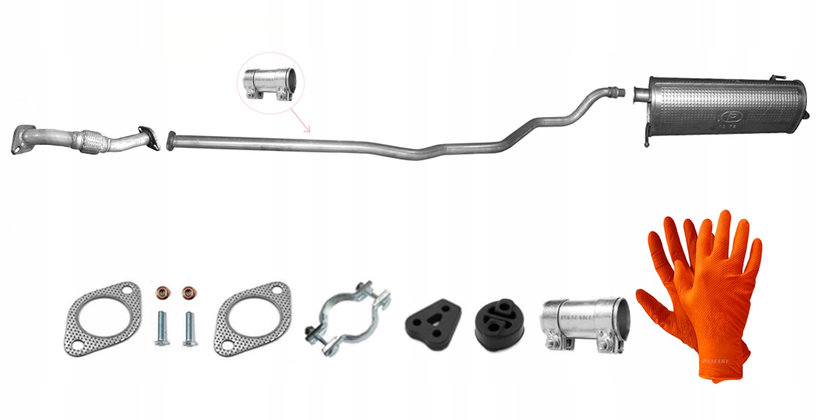 Hyundai I20 1.2 57 kW (10/2008-03/2012) Hatchback Výfukový Systém