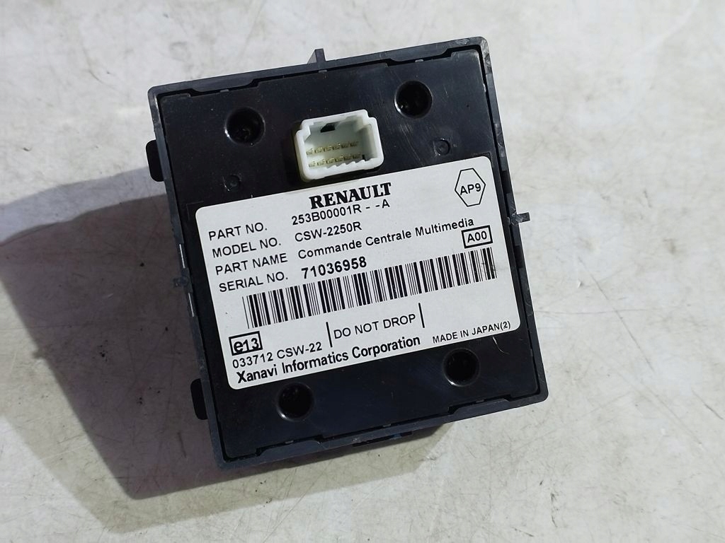 Renault Laguna III 3 Bedienteil der Navigation