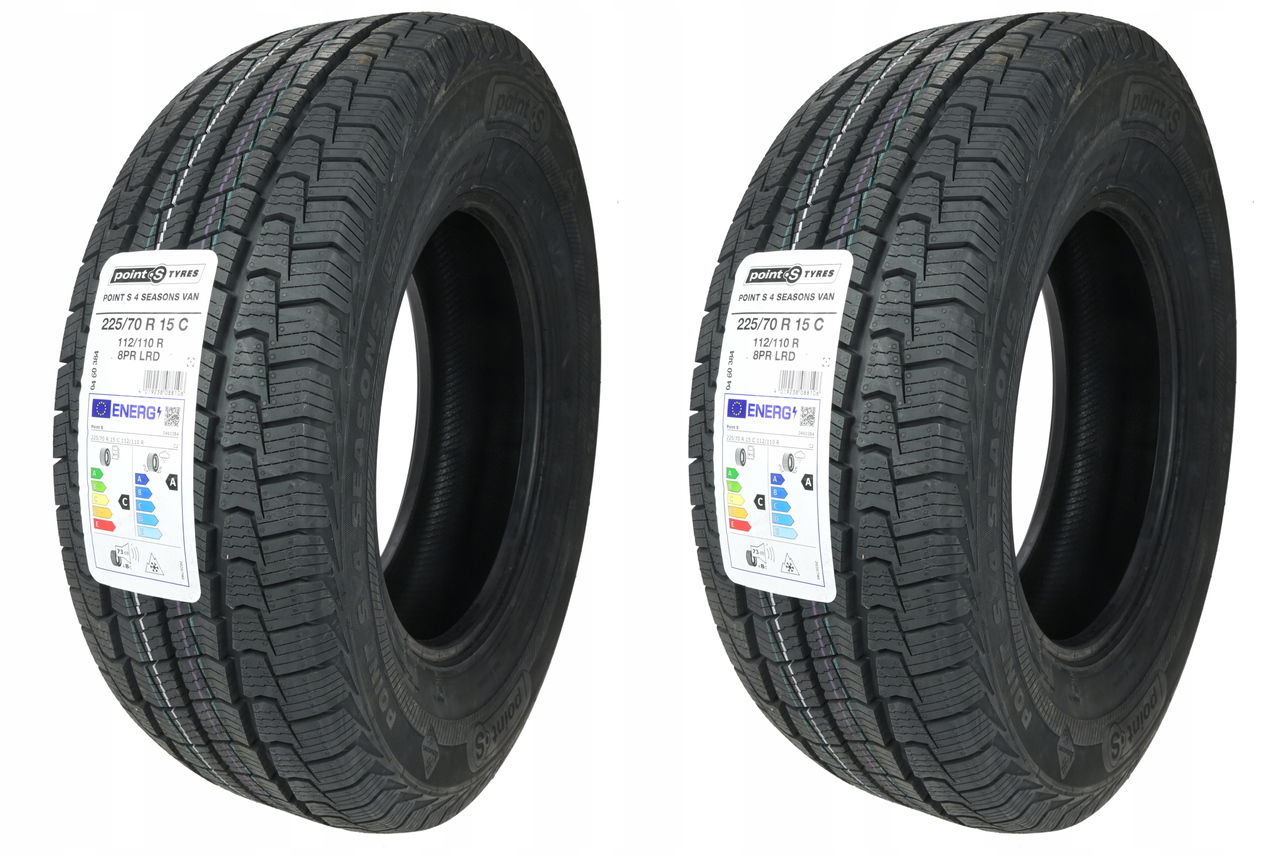 

2 x 225/70R15C 112/110R Point S Całoroczne