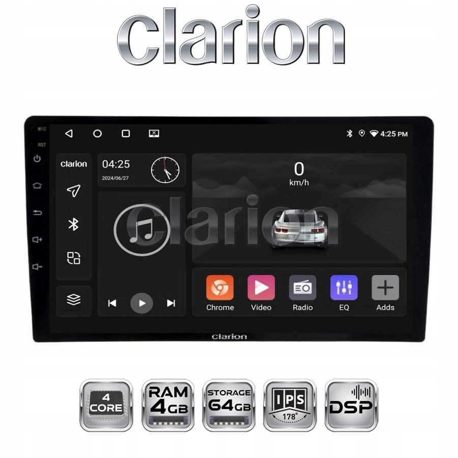 Tablet Clarion GL300 9" XD3326 s Androidom/DSP/WiFi