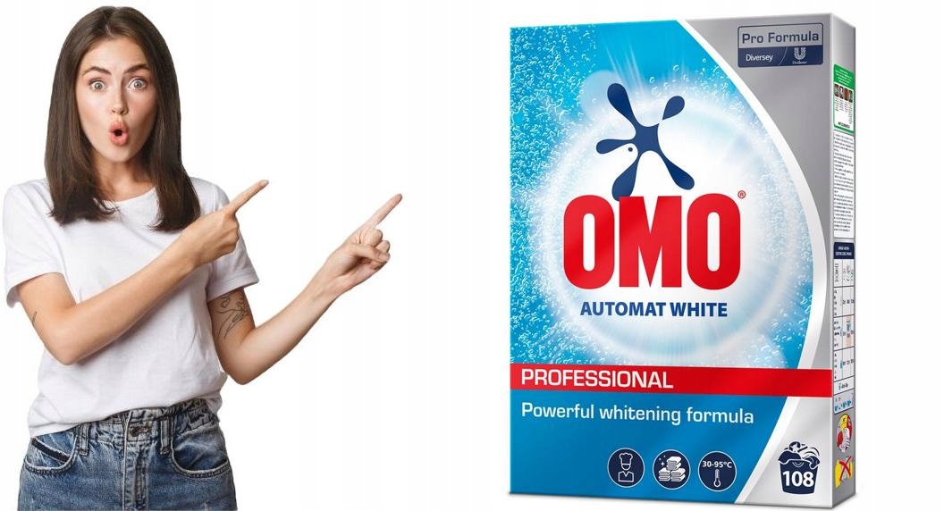 Prací prášek Omo Pro 5,4 kg na bílé prádlo