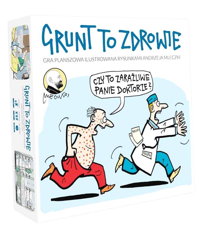 Grunt To Zdrowie. Gra Planszowa Ilustrowana Rysunkami Andrzeja Mleczki