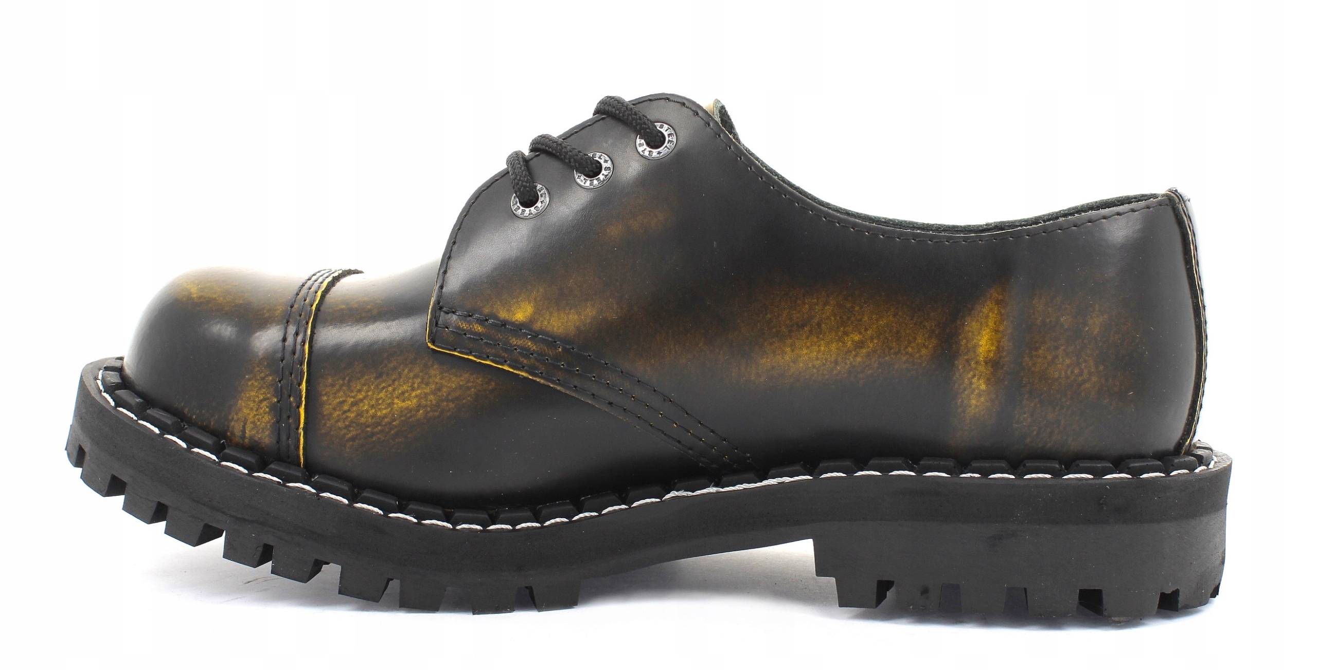 GLANY STEEL ŻÓŁTE/CZARNE 102/O/YEL/B 43 Długość wkładki 27.5 cm