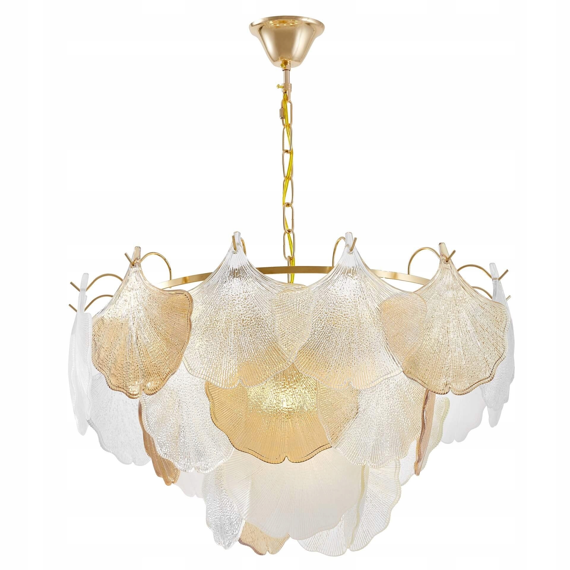 Lampa wisząca złota Montina D50 szklana do jadalni salonu E27 Led