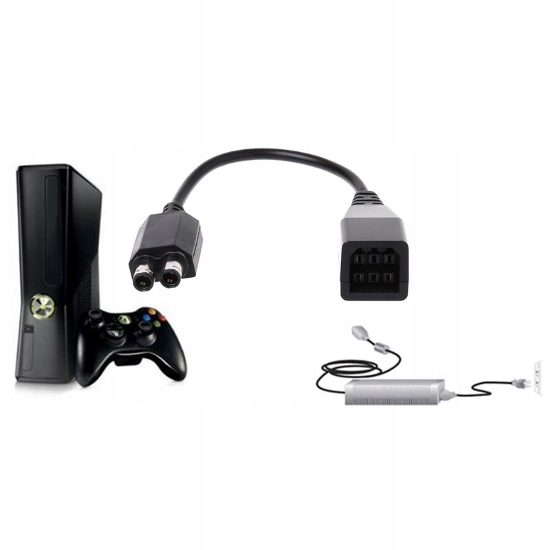 ADAPTER ZASILACZA Xbox 360 FAT do Xbox 360 SLIM Stan opakowania oryginalne