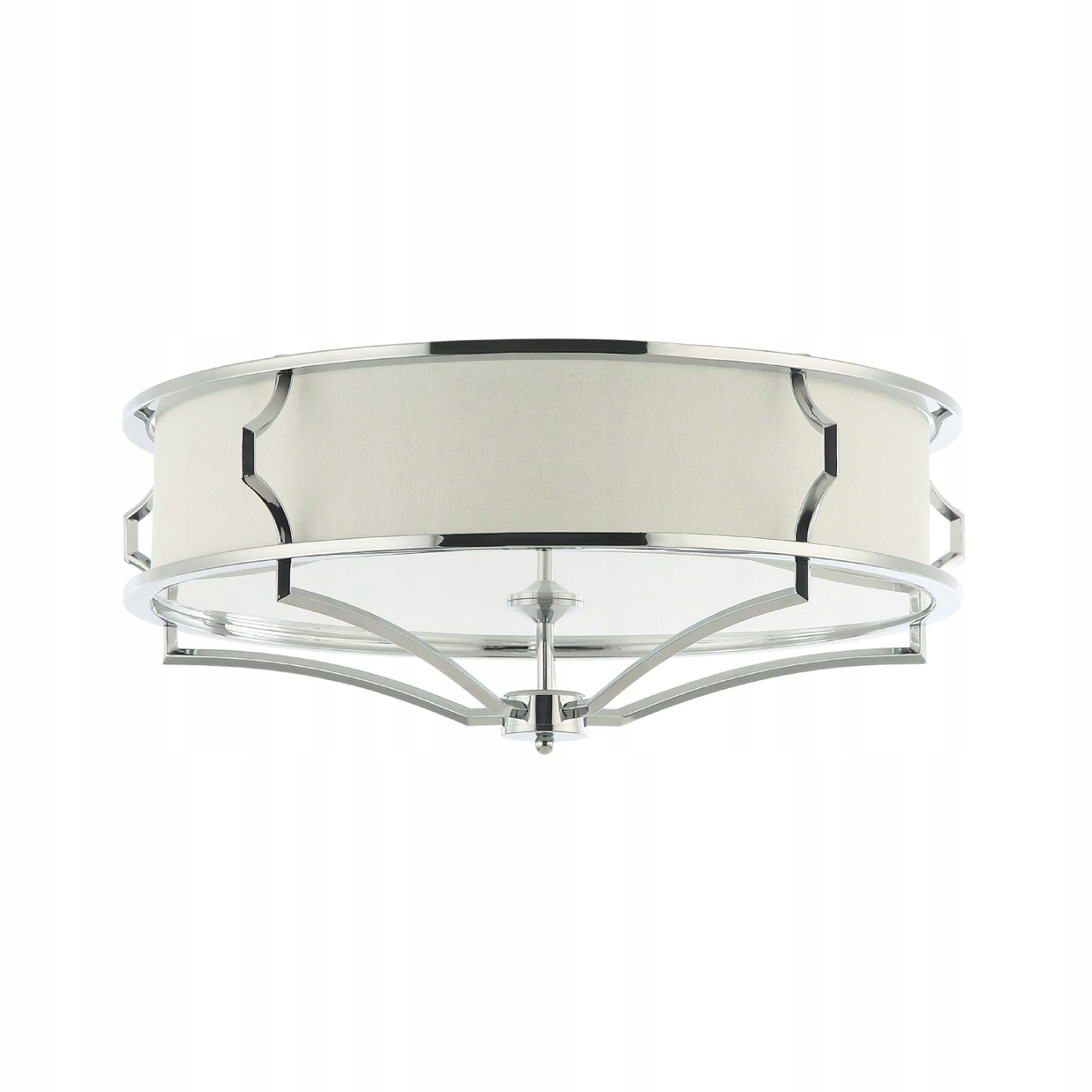 Art Deco Stropná lampa stropné svietidlo Stesso 4 chrómovaná, elegantný, štýlový