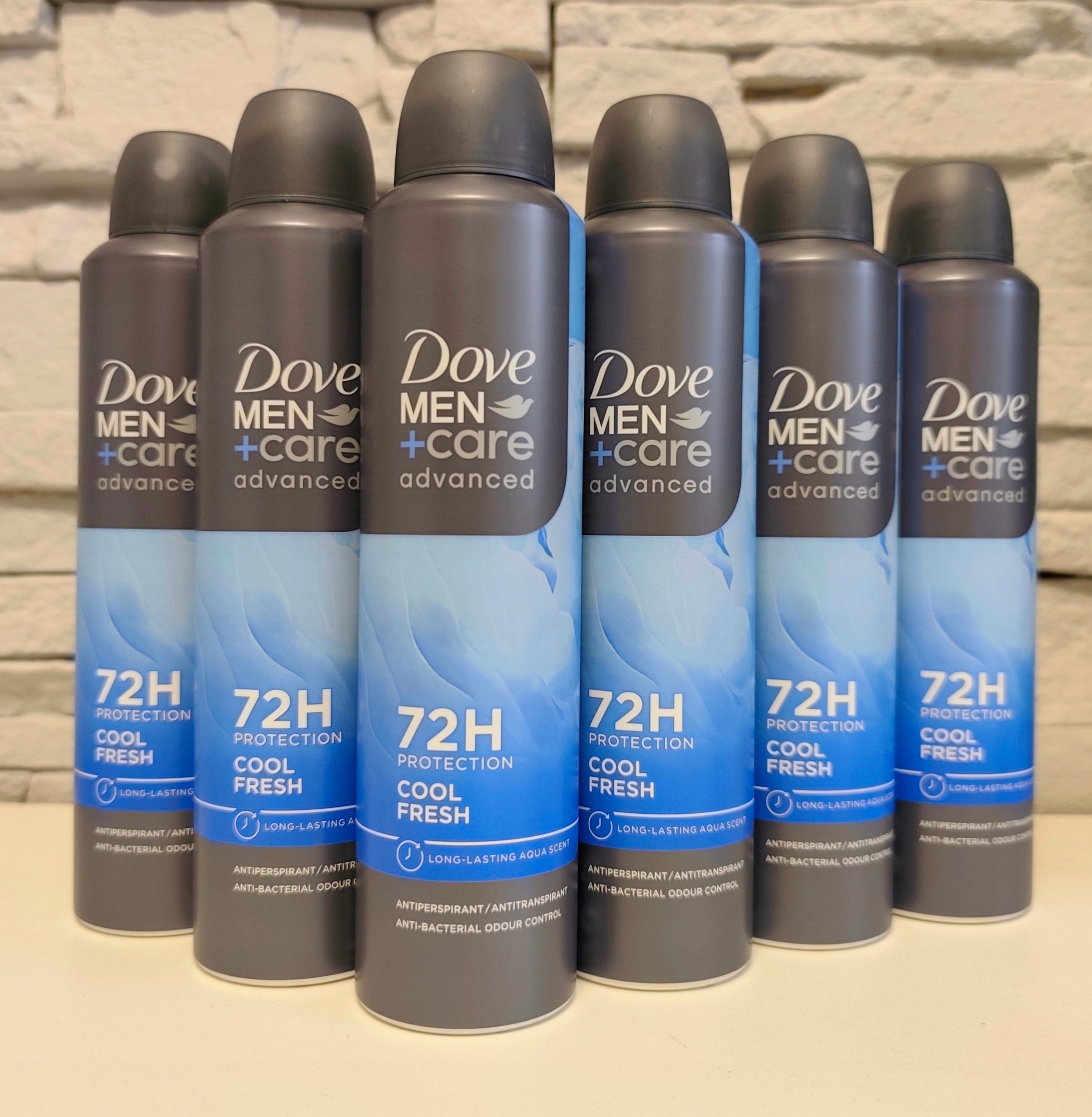 Dove Men Care Antyperspirant Cool Fresh Zestaw 6 x 250ml 72H