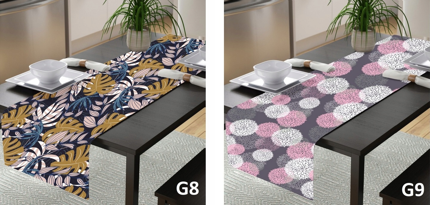 BIEŻNIK NA STÓŁ MATOWY KOLOROWY 40x180 OBRUS G6 Typ bieżnik