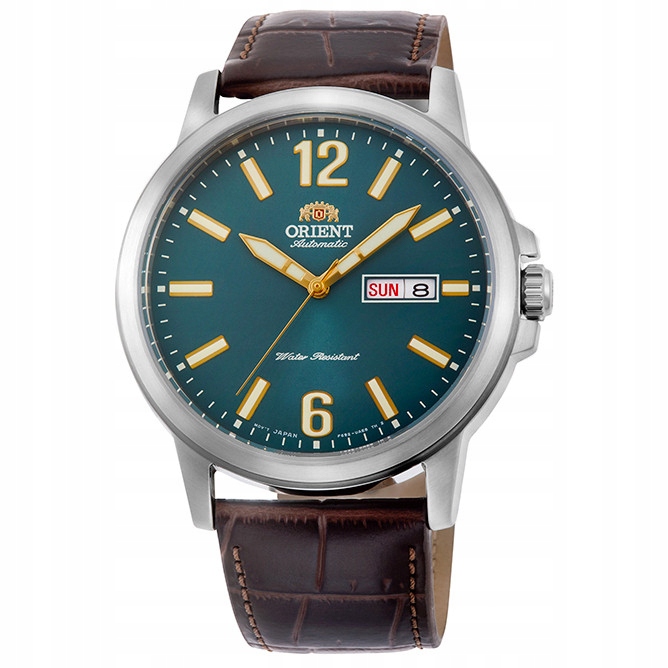 Pánské Hodinky Orient RA-AA0C06E39B s hnědým řemínkem