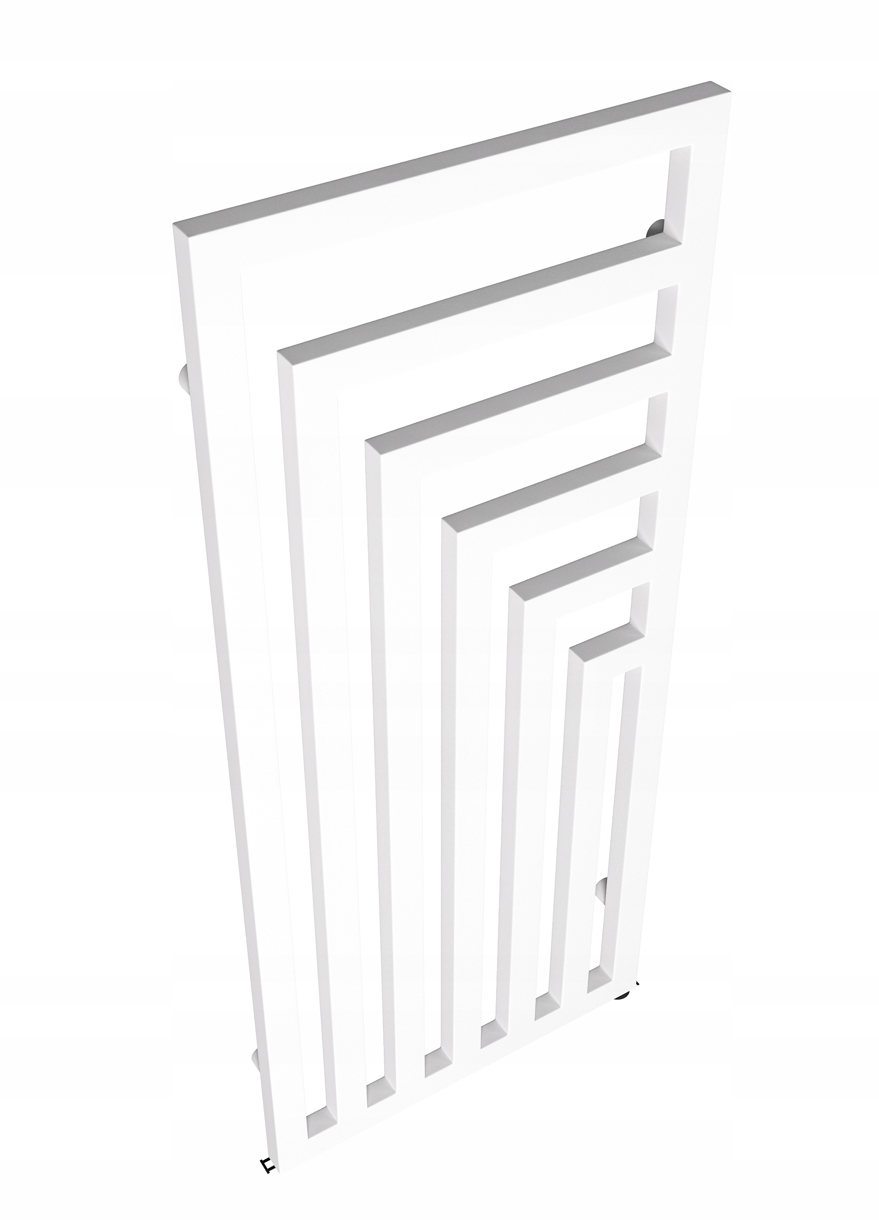 Dekorativní radiátor Laos 1200x520 Bílý Mat