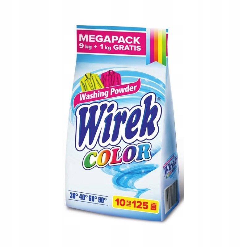 

Wirek Proszek do Prania 10kg 125 Prań Kolor Hit