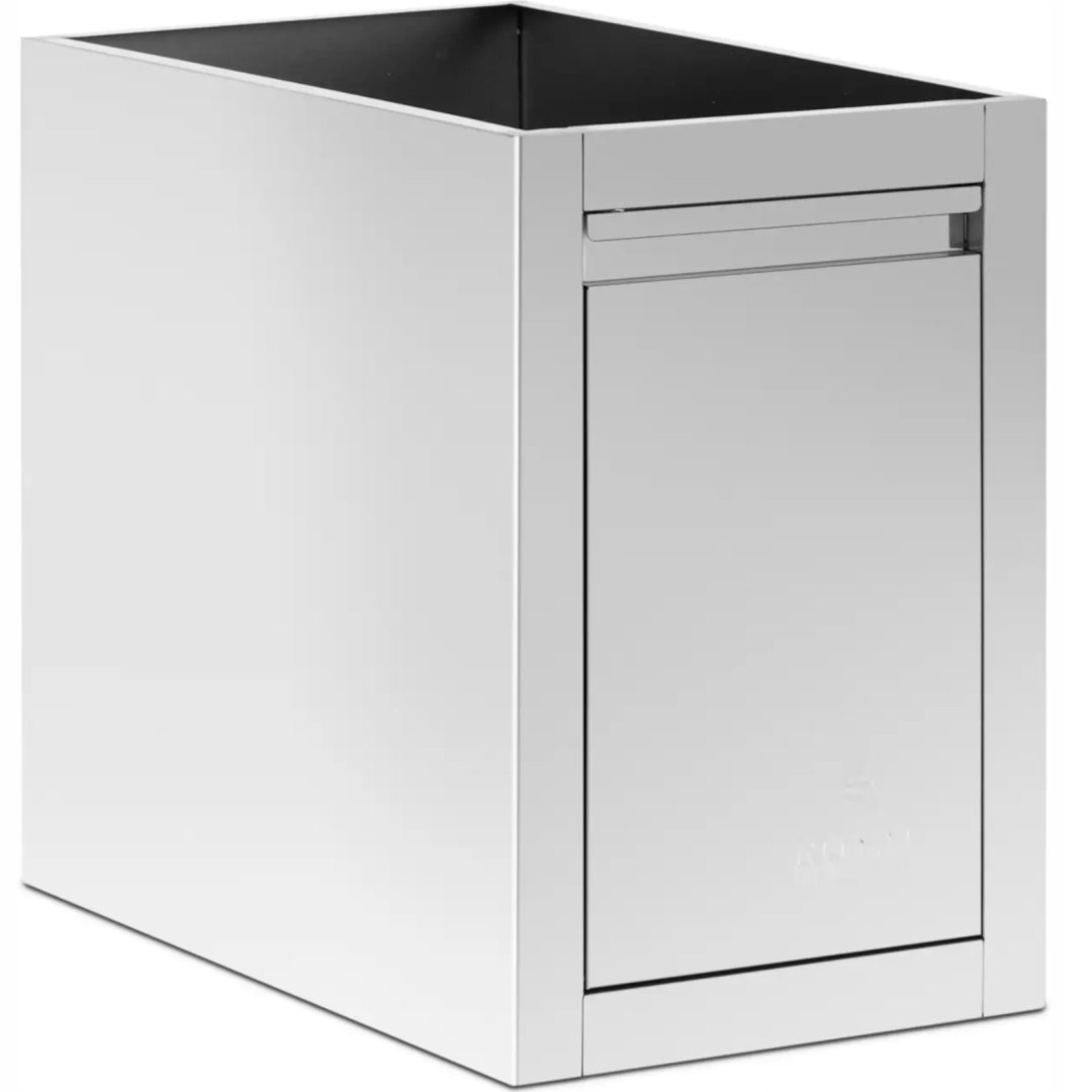 Levně Odpadkový Koš Pod Desku Ke Stravovacím Stolům Ocel 125 L