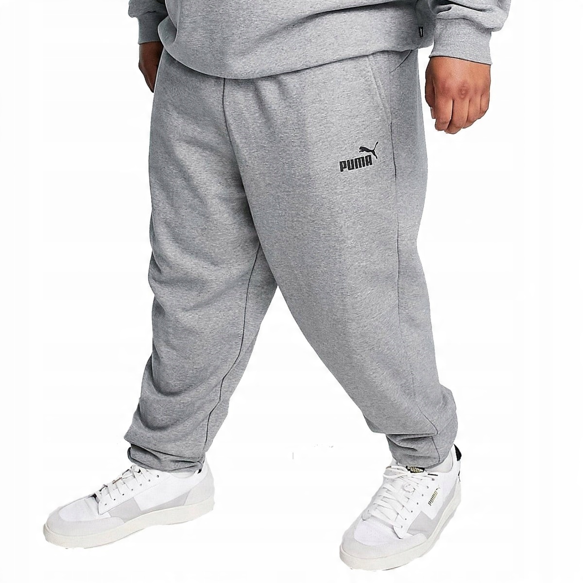 

Puma spodnie dresowe męskie szare plus size 4XL