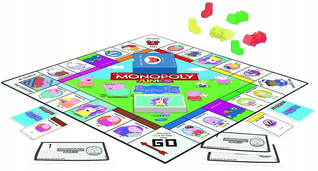 Gra Edukacyjna Monopoly Junior Świnka Peppa 7601
