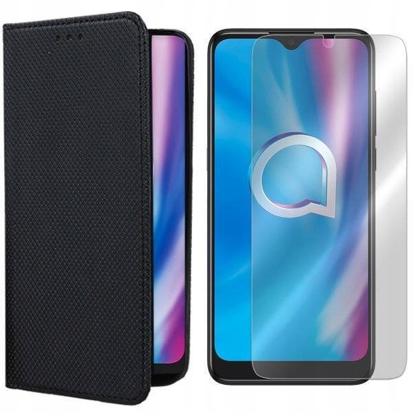 

Etui Do Alcatel 1S 2020 Pokrowiec Magnet + Szkło