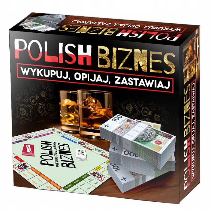 GRA ALKOHOLOWA TOWARZYSKA POLISH BIZNES MONOPOL %% DLA DOROSŁYCH IMPREZOWA Nazwa Polish Biznes