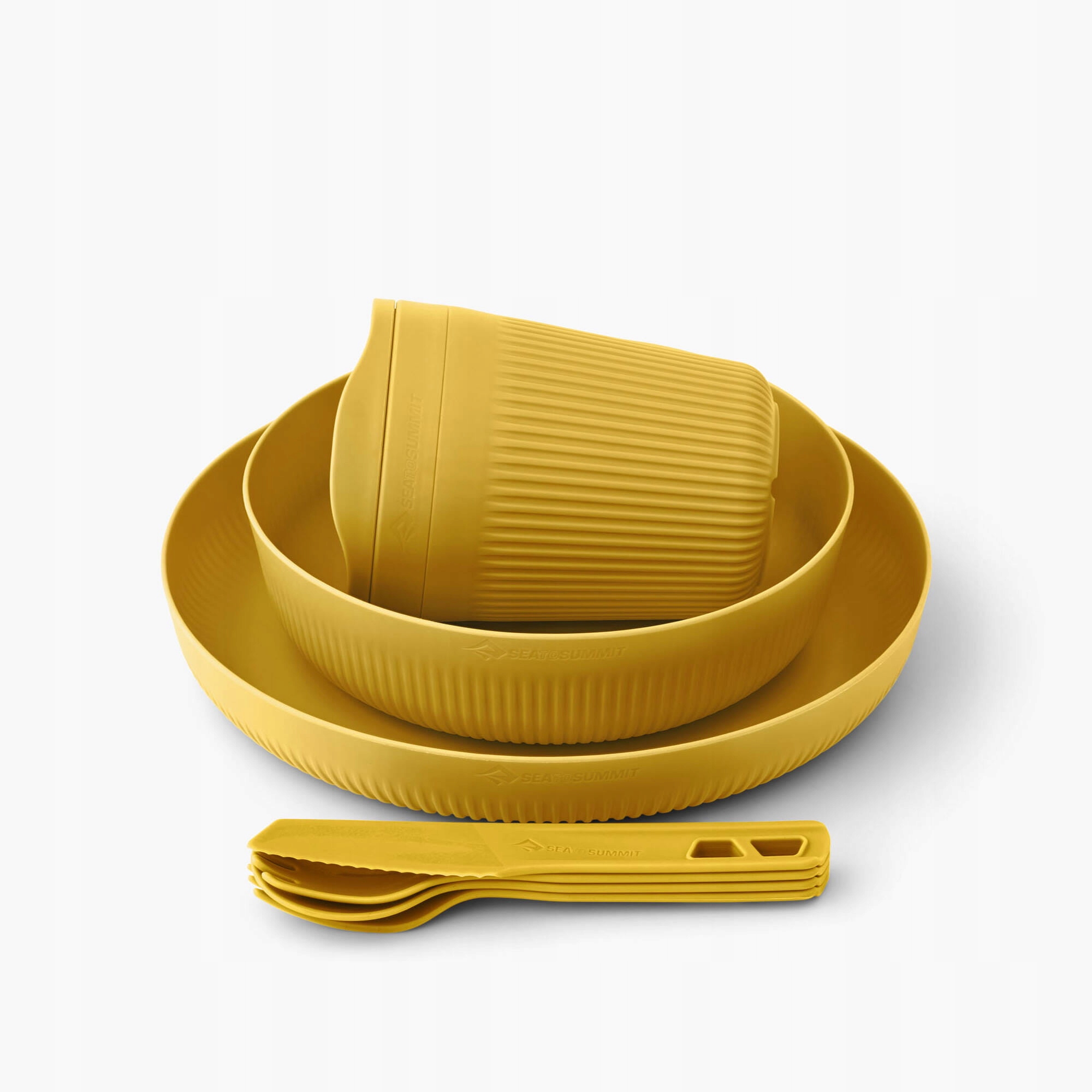 SeaToSummit Sada nádobí Passage Dinnerware 7pc pro 1 osoby Yellow