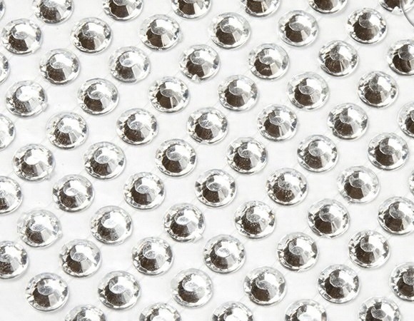 

Kryształki Samoprzylepne Transparentne 4mm/900szt