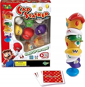 Epoch Games Mario 7554 Mario Cap Stacker Čepice s nahoru