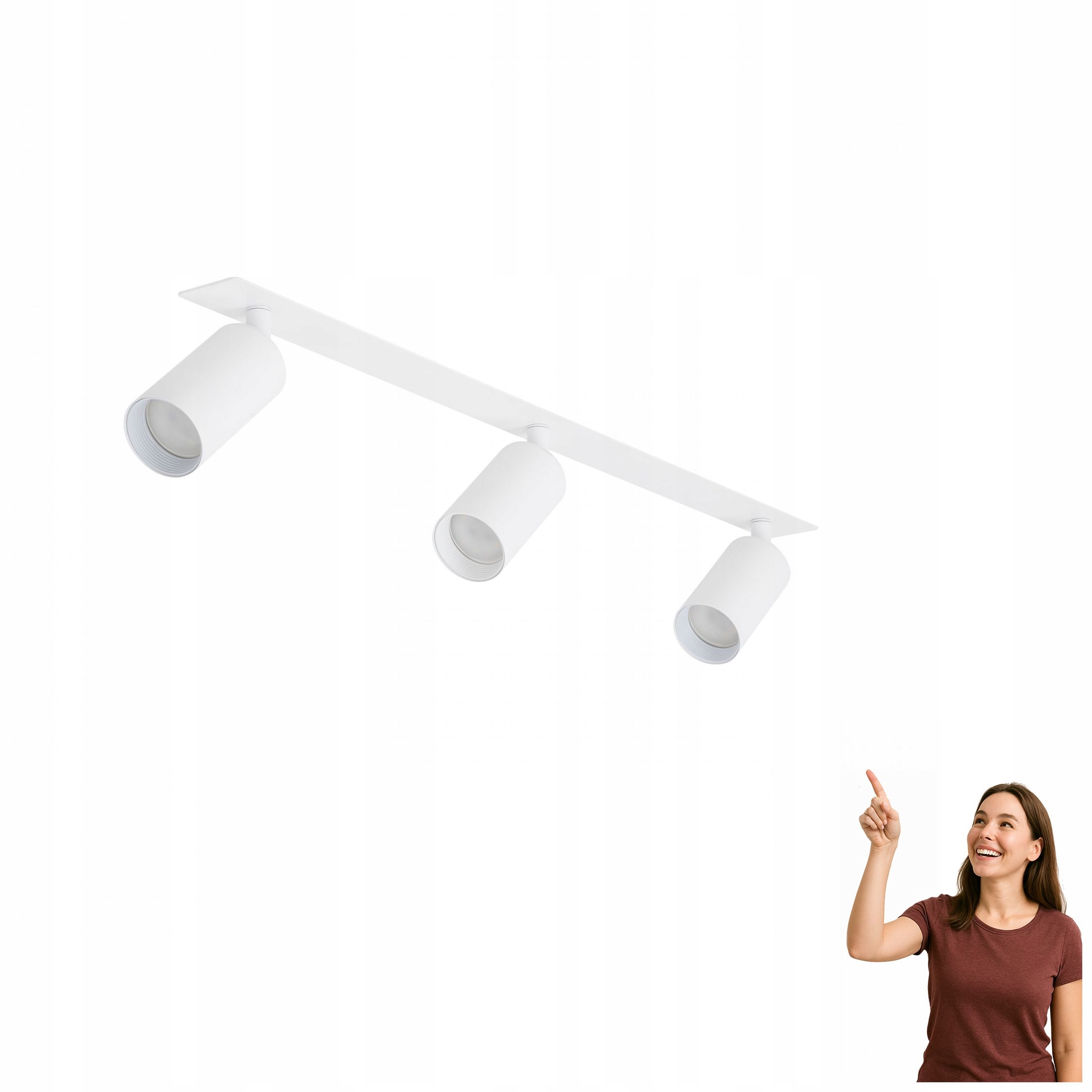 Lampa trojitý podomietkový reflektor Amis White 10812 Tk Lighting