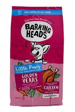 Levně Barking Heads Little Paws Golden Years Chicken 6kg