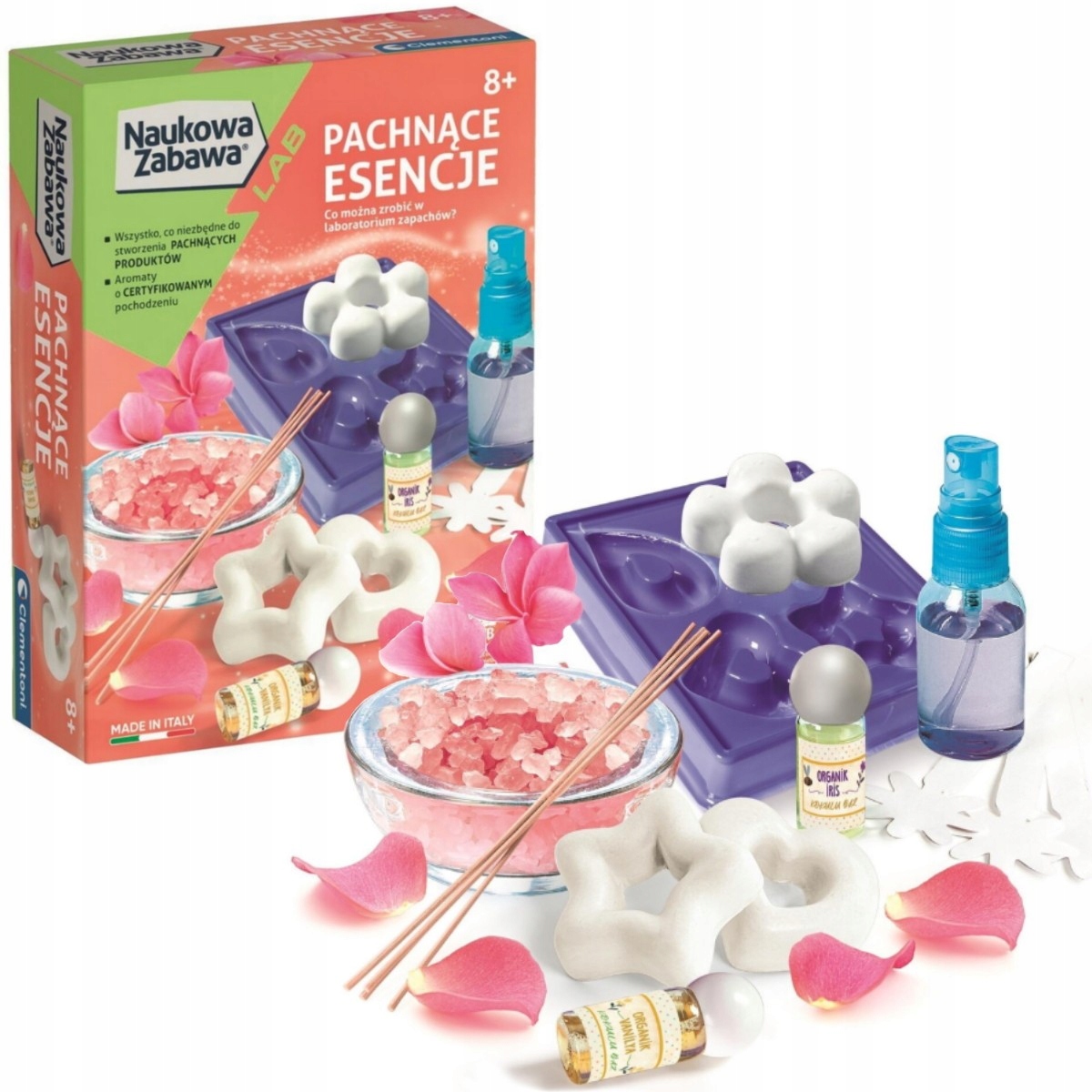 PACHNĄCE ESENCJE CLEMENTONI STWÓRZ PERFUMY OZDOBY